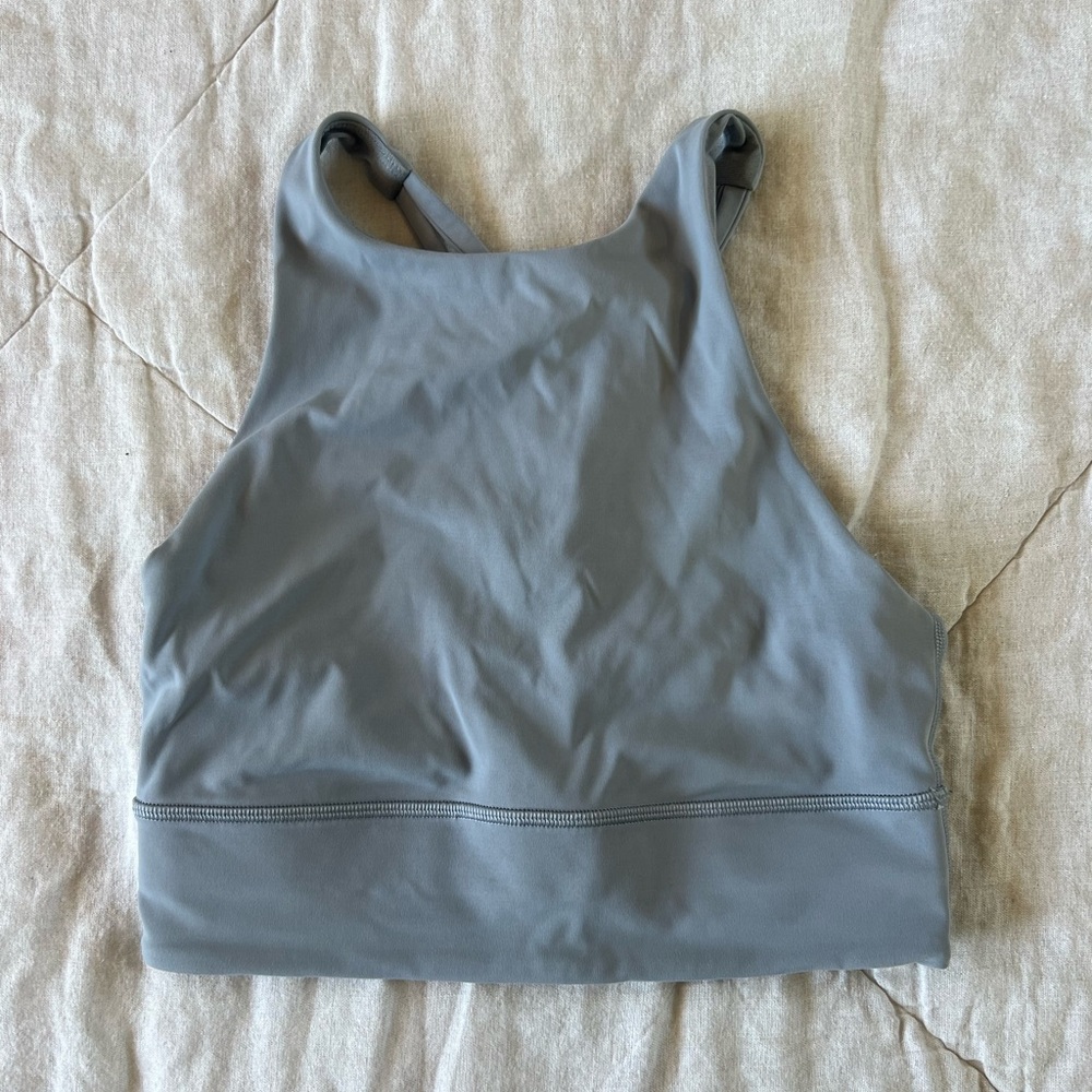 Women's Gray Lulu Lemon sports bra
